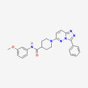 N-(3-methoxyphenyl)-1-(3-phenyl[1,2,4]triazolo[4,3-b]pyridazin-6-yl)piperidine-4-carboxamide