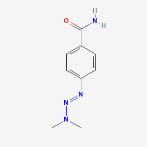 B1215953 Benzamide, p-(3,3-dimethyl-1-triazeno)- CAS No. 33330-91-5