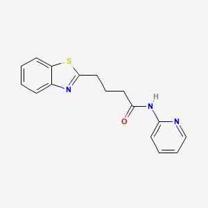 4-(1,3-benzothiazol-2-yl)-N-(pyridin-2-yl)butanamide