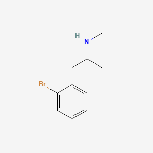 B1215961 1-(2-Bromophenyl)-n-methylpropan-2-amine CAS No. 4302-94-7