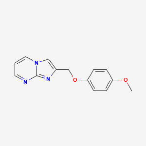 2-[(4-Methoxyphenoxy)methyl]imidazo[1,2-a]pyrimidine