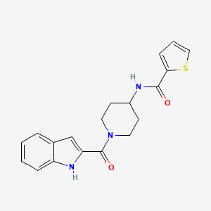 N-[1-(1H-indol-2-ylcarbonyl)piperidin-4-yl]thiophene-2-carboxamide