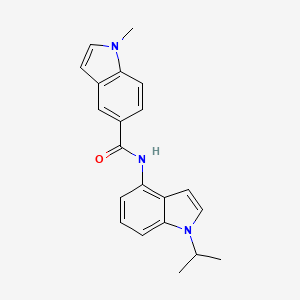 1-methyl-N-[1-(propan-2-yl)-1H-indol-4-yl]-1H-indole-5-carboxamide