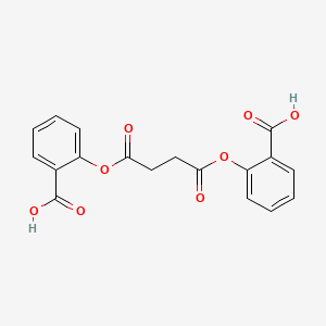 molecular formula C18H14O8 B1215969 琥珀酰水杨酸 CAS No. 578-19-8