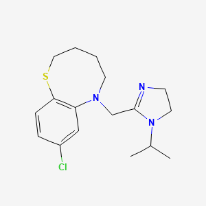 molecular formula C17H24ClN3S B1215974 Dazolicine CAS No. 61477-97-2
