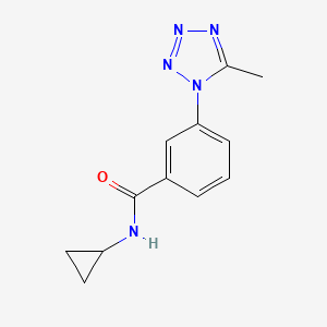 N-cyclopropyl-3-(5-methyl-1H-tetrazol-1-yl)benzamide