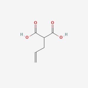 molecular formula C6H8O4 B1215979 Allylmalonic acid CAS No. 2583-25-7