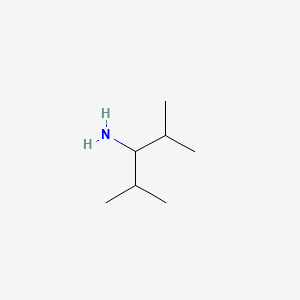 molecular formula C7H17N B1215981 2,4-Dimethylpentan-3-amine CAS No. 4083-57-2