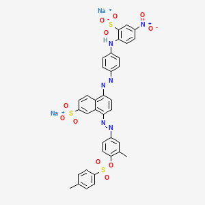molecular formula C36H26N6Na2O11S3 B1215983 C.I. Acid Orange 51 CAS No. 8003-88-1