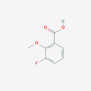 molecular formula C8H7FO3 B012160 3-氟-2-甲氧基苯甲酸 CAS No. 106428-05-1