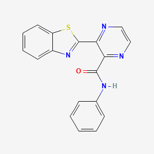 3-(1,3-benzothiazol-2-yl)-N-phenylpyrazine-2-carboxamide