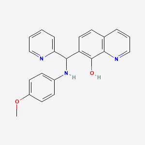 7-{[(4-Methoxyphenyl)amino](pyridin-2-yl)methyl}quinolin-8-ol