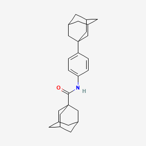 N-[4-(adamantan-1-yl)phenyl]adamantane-1-carboxamide