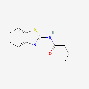 N-(1,3-benzothiazol-2-yl)-3-methylbutanamide