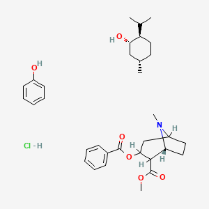 molecular formula C33H48ClNO6 B1216042 Bonain's liquid CAS No. 8053-92-7