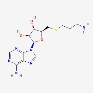 B1216048 S-Adenosyl-3-thiopropylamine CAS No. 53186-57-5