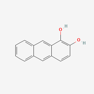 B1216053 1,2-Anthracenediol CAS No. 577-95-7