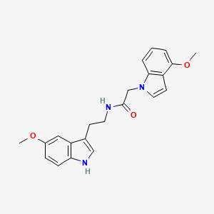 2-(4-methoxy-1H-indol-1-yl)-N-[2-(5-methoxy-1H-indol-3-yl)ethyl]acetamide