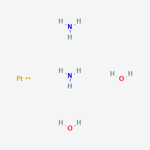 molecular formula H10N2O2Pt+2 B1216057 Diamminediaqua platinum(II) CAS No. 20115-64-4