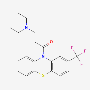 molecular formula C20H21F3N2OS B1216063 Fluacizine CAS No. 30223-48-4