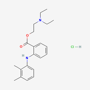 B1216065 Mefenamic acid diethylaminoethyl ester CAS No. 55098-70-9