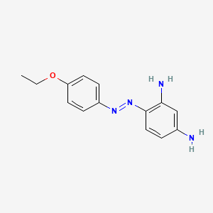 molecular formula C14H16N4O B1216092 Ethoxazene CAS No. 94-10-0