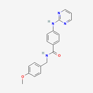 N-(4-methoxybenzyl)-4-(pyrimidin-2-ylamino)benzamide