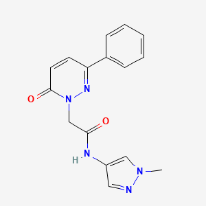 N-(1-methyl-1H-pyrazol-4-yl)-2-(6-oxo-3-phenylpyridazin-1(6H)-yl)acetamide