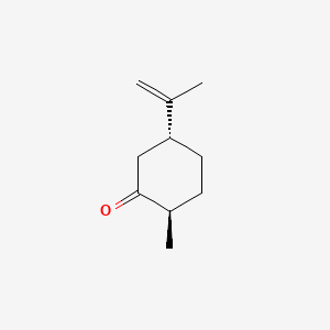 molecular formula C10H16O B1216097 (+)-Dihydrocarvone CAS No. 5524-05-0