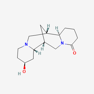 molecular formula C15H24N2O2 B1216103 (+)-13alpha-Hydroxylupanine 