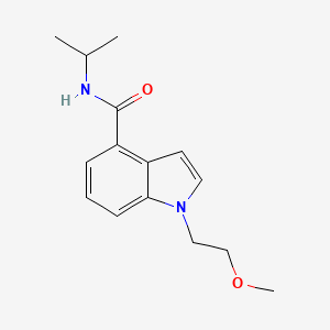 1-(2-methoxyethyl)-N-(propan-2-yl)-1H-indole-4-carboxamide