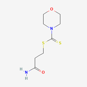 3-Amino-3-oxopropyl morpholine-4-carbodithioate