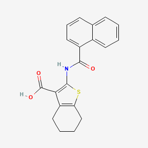 2-[(1-Naphthylcarbonyl)amino]-4,5,6,7-tetrahydro-1-benzothiophene-3-carboxylic acid