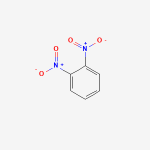 molecular formula C6H4(NO2)2<br>C6H4N2O4<br>C6H4N2O4 B1216136 1,2-Dinitrobenzene CAS No. 25154-54-5