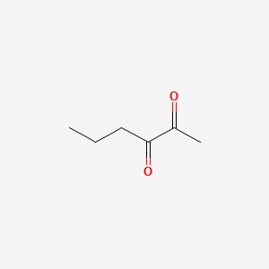 molecular formula C6H10O2 B1216139 2,3-己二酮 CAS No. 3848-24-6