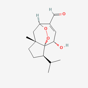 molecular formula C15H22O4 B1216144 Rugosal CAS No. 121387-05-1