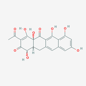 molecular formula C20H16O9 B1216148 4-Demethylpremithramycinone 