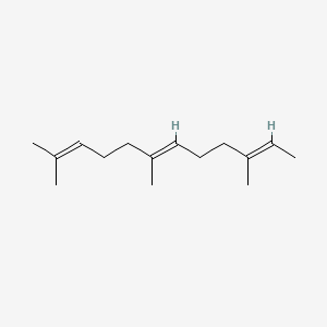 molecular formula C15H26 B1216151 (6E,10E)-2,6,10-trimethyldodeca-2,6,10-triene 