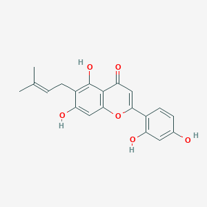 molecular formula C20H18O6 B1216160 Artocarpesin CAS No. 3162-09-2