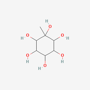 molecular formula C7H14O6 B1216165 Laminitol CAS No. 472-95-7