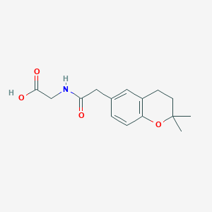 N-[(2,2-dimethyl-3,4-dihydro-2H-chromen-6-yl)acetyl]glycine