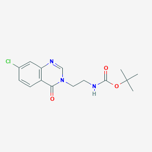 tert-butyl [2-(7-chloro-4-oxoquinazolin-3(4H)-yl)ethyl]carbamate