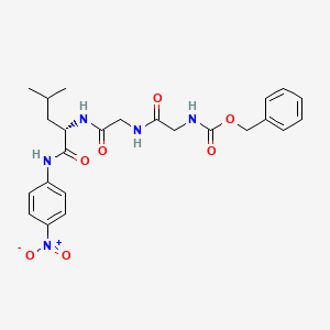 molecular formula C24H29N5O7 B1216176 Z-Gly-Gly-Leu-pNA CAS No. 53046-98-3