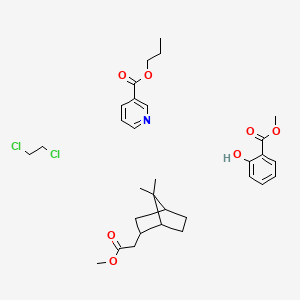 molecular formula C31H43Cl2NO7 B1216182 Rheunervol CAS No. 79234-27-8
