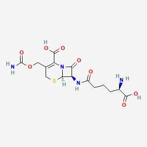 molecular formula C15H20N4O8S B1216187 O-Carbamoyl-deacetylcephalosporin C CAS No. 60831-57-4