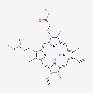 B1216191 Protoporphyrin IX dimethyl ester CAS No. 5522-66-7