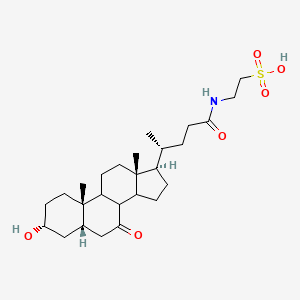 molecular formula C26H43NO6S B1216192 Tauro-3alpha-hydroxy-7-keto-5beta-cholanoic acid CAS No. 75808-01-4