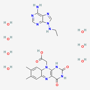 molecular formula C21H38N10O11 B1216193 Dia-aea CAS No. 78093-77-3