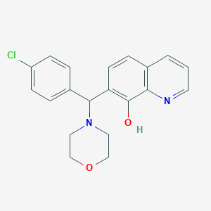 7-[(4-Chlorophenyl)(morpholin-4-yl)methyl]quinolin-8-ol