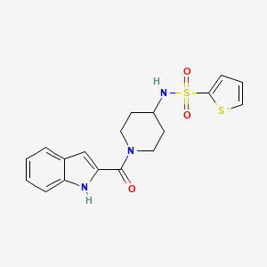 N-[1-(1H-indol-2-ylcarbonyl)piperidin-4-yl]thiophene-2-sulfonamide